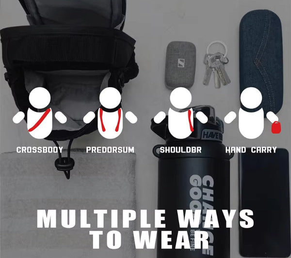 Magnetic Gym Bag Large Capacity Magnetic Carrier Bag with Phone Pocket Portable Gym Water Bottle Pouch Gym Accessories Organizer